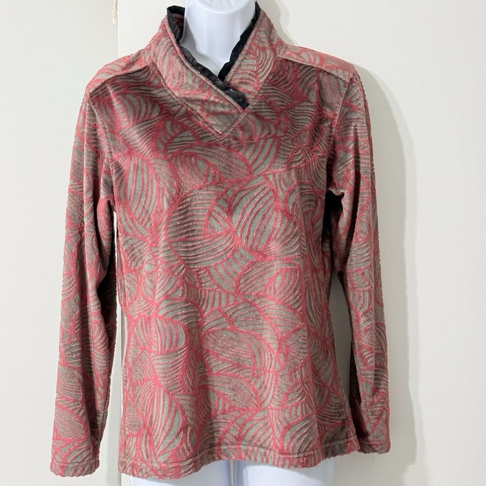 Wooly Bully Wear Colorado Woman's Micro Fleece Sweater Pullover Small